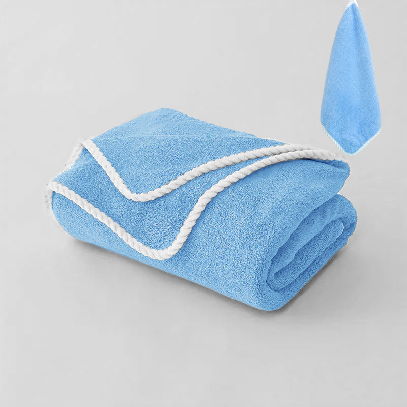 Serviette de bain en polaire de corail extra-large taille nouveau style couverture de lancer