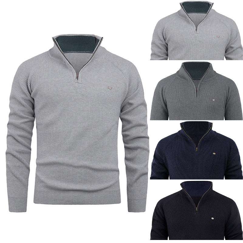 Automne et hiver Chandail vertical pour hommes