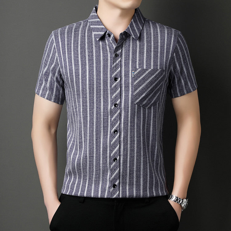 Chemise à manches courtes à manches courtes pour hommes