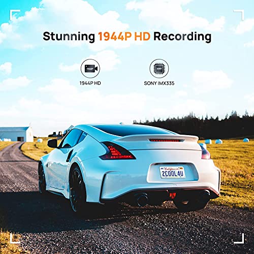 70mai A500S-1 2.7K 1944P HD WiFi intégré GPS Smart Dash Cam
