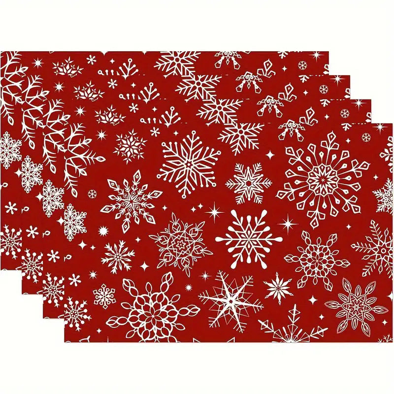 Fête de Noël Placemat Ustensiles de cuisine ménager