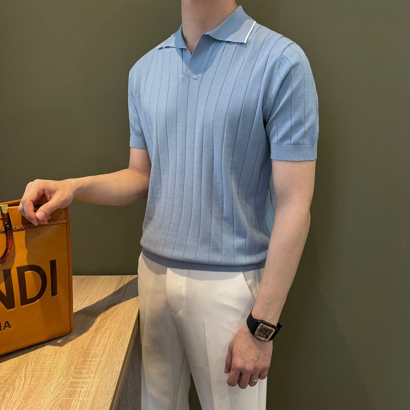 Cardigan à mailles légères Chic avec un lapel pour les affaires et l'usure occasionnelle