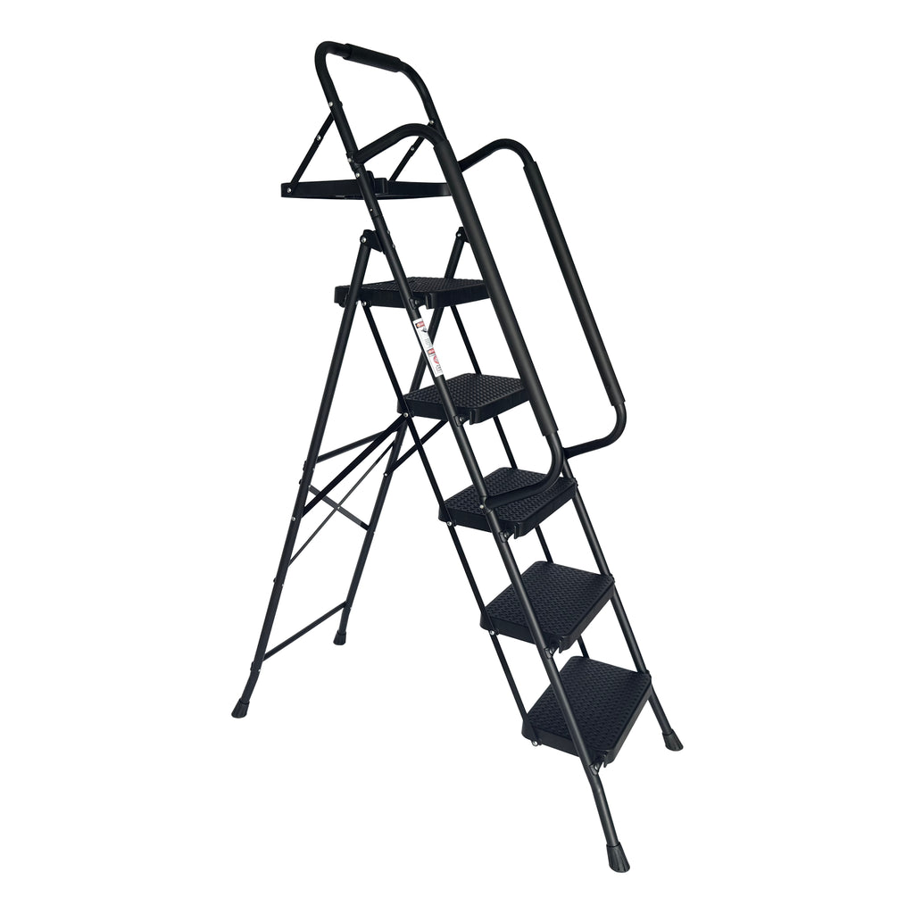 Échelle d'étape, Tabouret d'étape pliant avec large pédale antidérapante, Échelle en acier robuste, Pratique