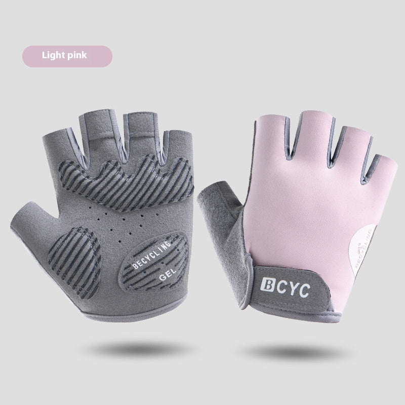 Demi-doigt mince exercice anti-entraînement Gants anti-dérapants
