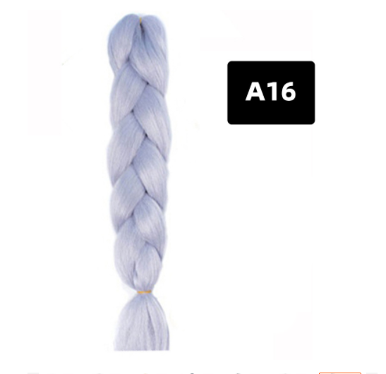 Couleur Big Braid African Chemical Fibre Gradient en soie haute température