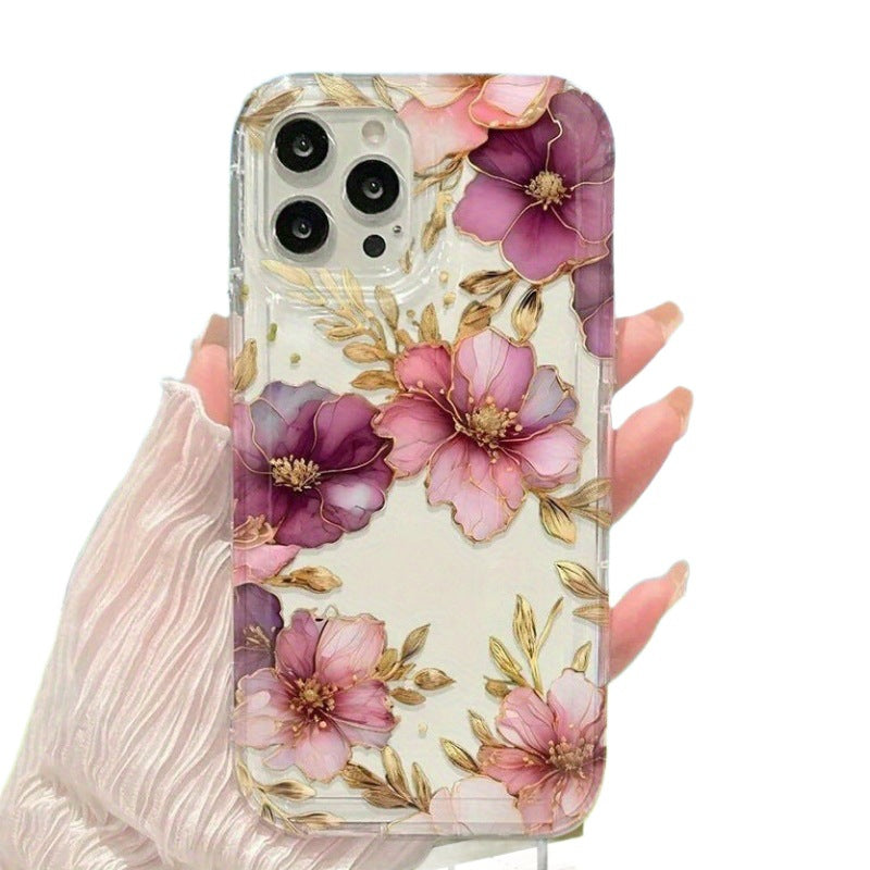 Fleurs violettes applicables à 12promax Air Spring Phone Case