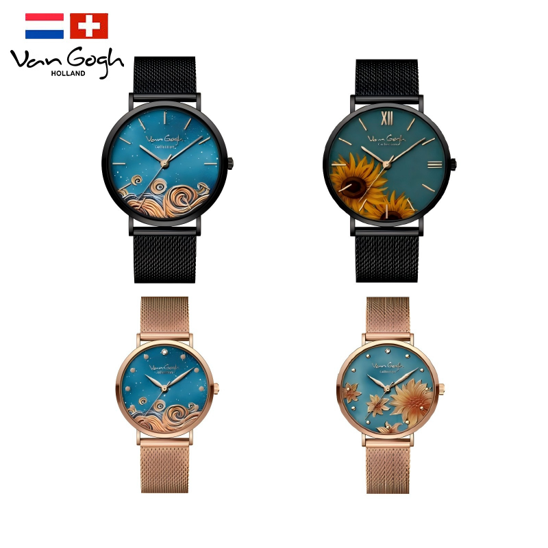 Van Gogh Sunflower Quartz Watch