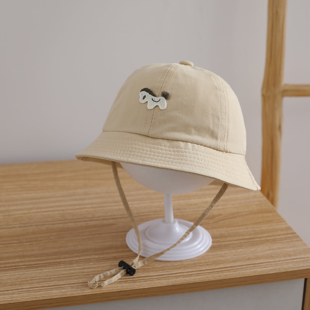Summer Boys and Girls Cartoon Sun Hat - Mignon Petit Cheval Chapeau Pêcheur pour Enfants - Mult