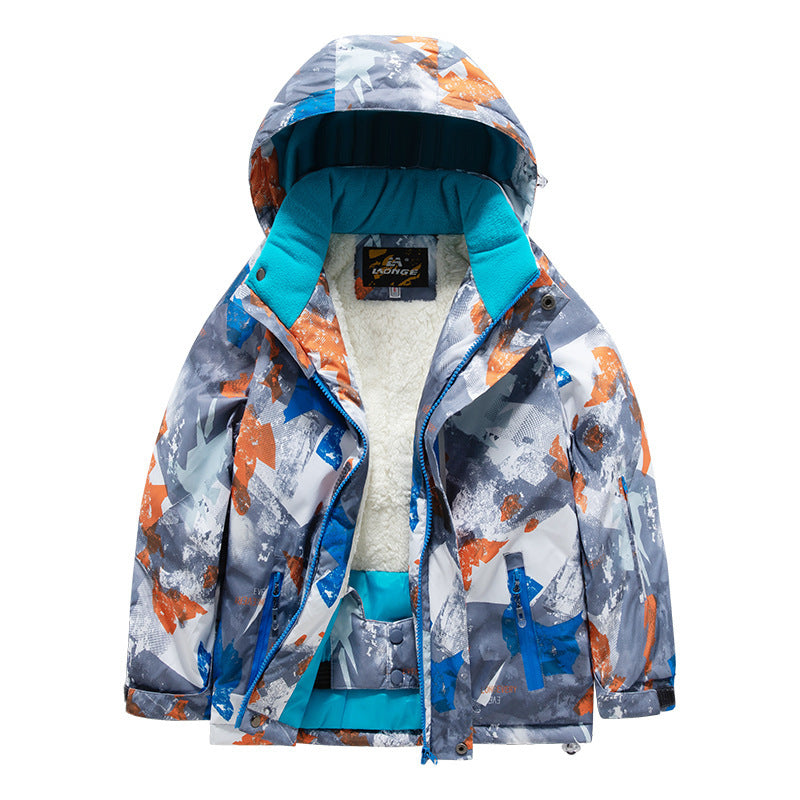Enfants Outdoor Ski costume épais imperméable Et coupe-vent