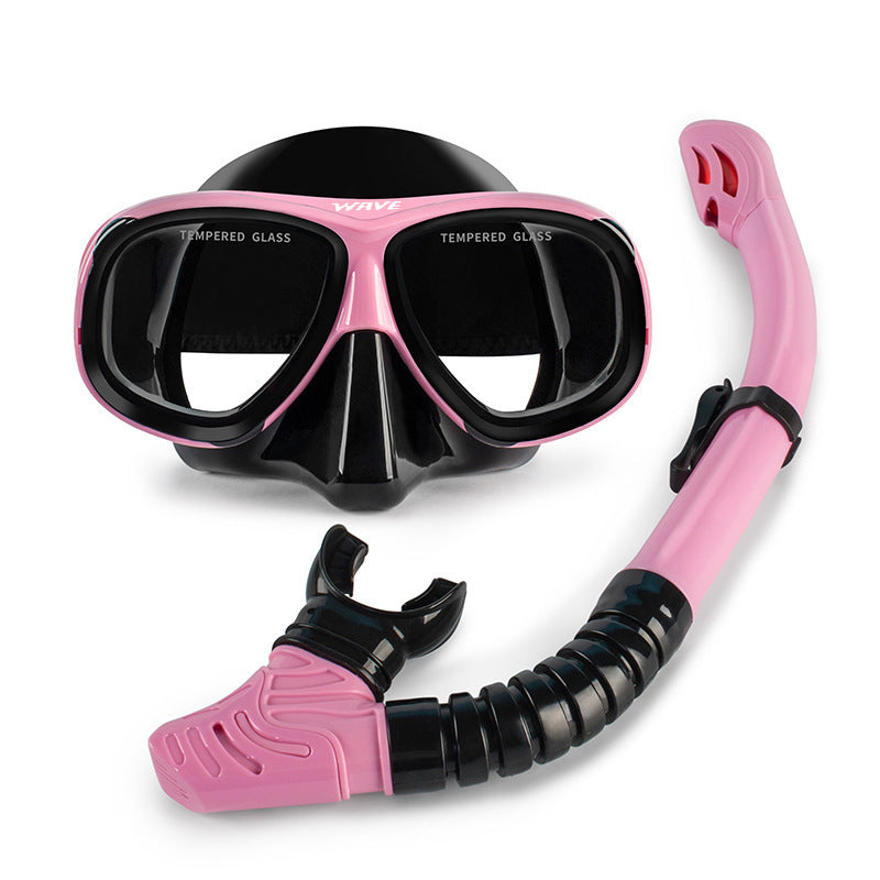 Masque de plongée et tuba sec avec option Myopia Availabl