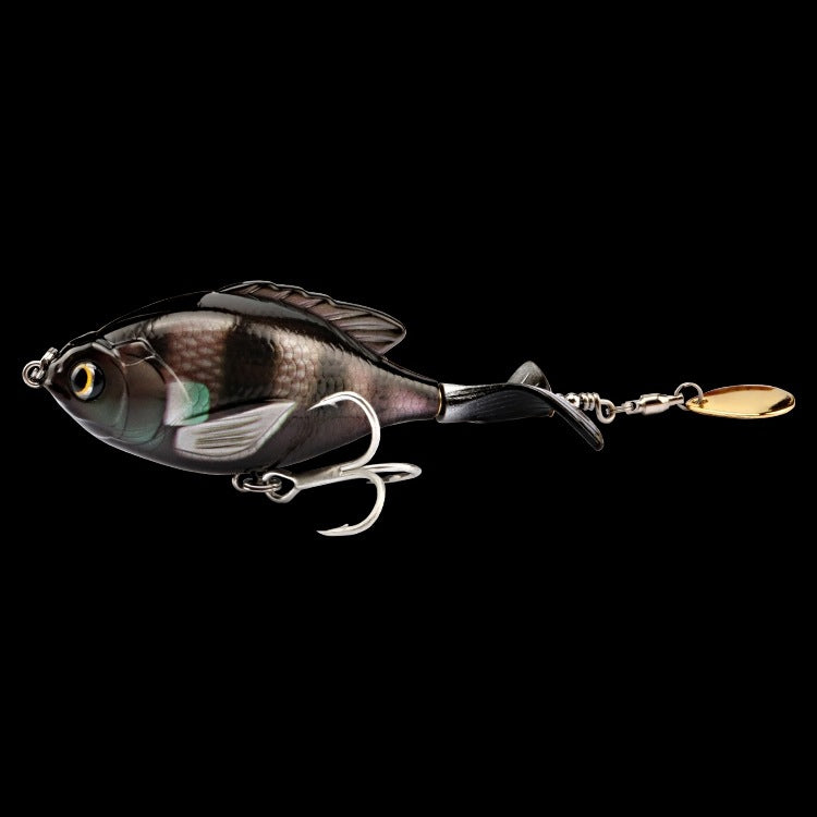 Ensemble de lure de pêche à la queue de pêche de 5 pièces
