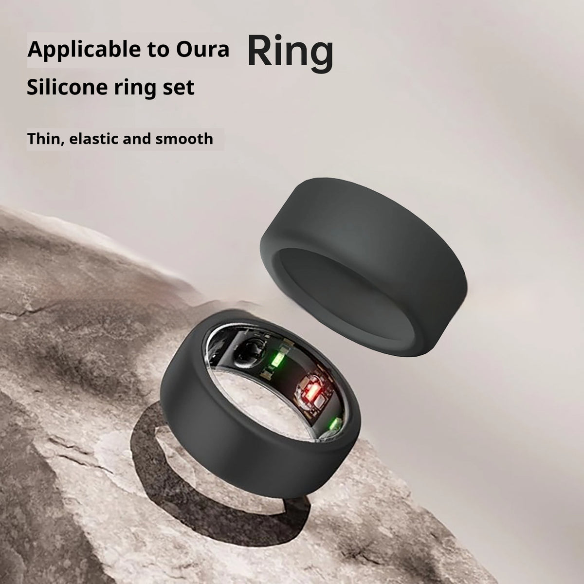 Smart Ring Silicone Protection Cover Oura Bague 3ème génération Bump Proof