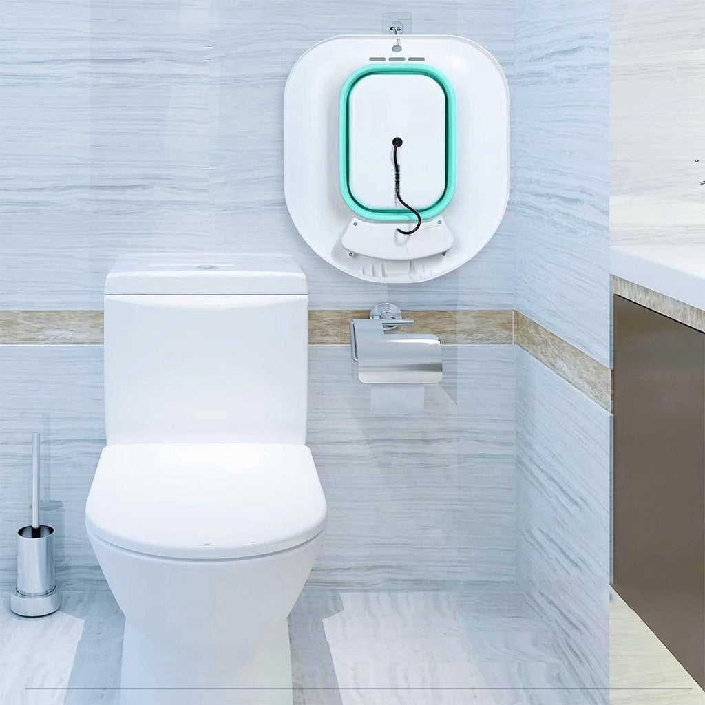 1Pc pliable postpartum Soin Basin Sitz Toilette Siège Bidet Basin Batterie Powered Toilettes