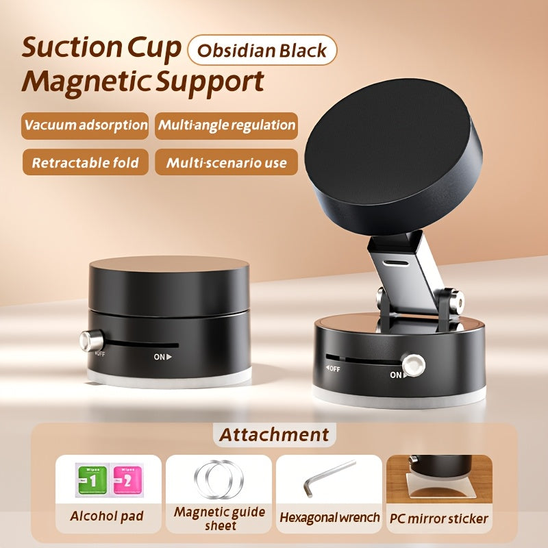 Support de téléphone ultra magnétique pliable sur le support de téléphone de voiture Dashboard Téléphone Bracket 360 Degree Ro