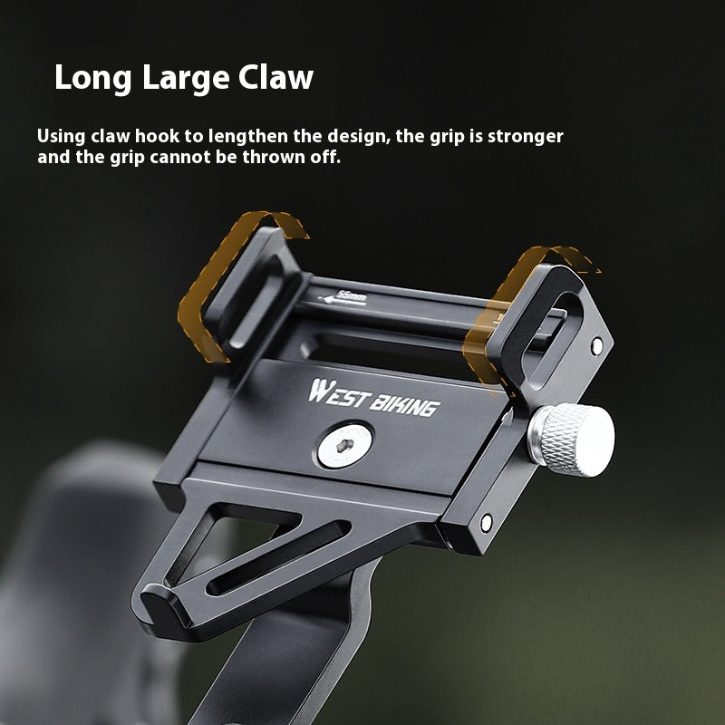 Casque en alliage d'aluminium Plus-taille de griffe Shockproof Mountain Highway Véhicule Bracket