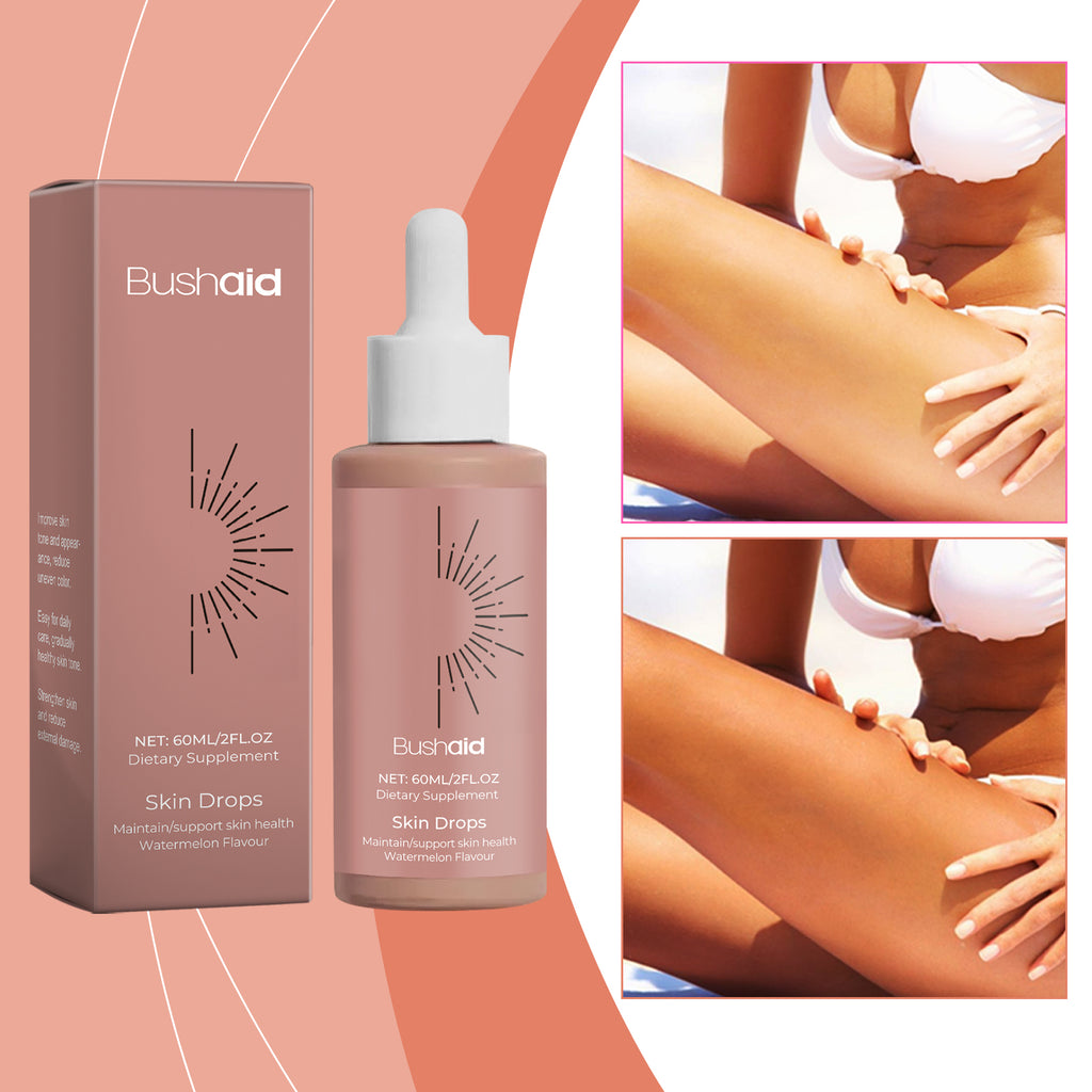 Gouttes de bronzage naturelles sans soleil