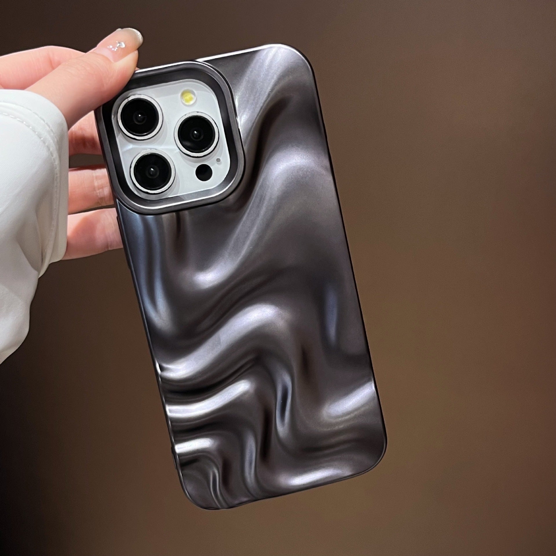 Étui téléphonique Matte Black Water tout compris