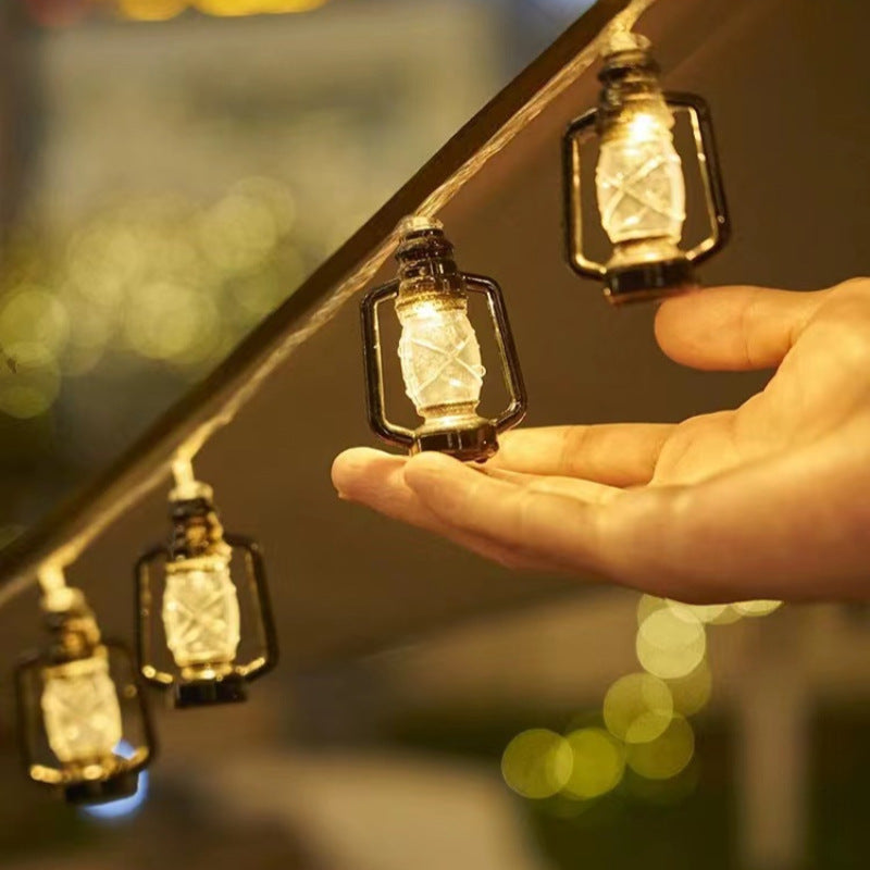 Camping Ambiance Lumière LED Retro Kerosene Lampe de bouteille