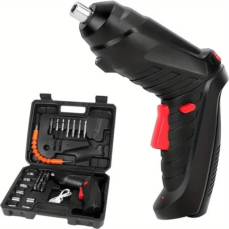 47 En 1 ensemble de perceuses électriques sans fil Conducteur électrique tournevis rechargeable NOUVEAU