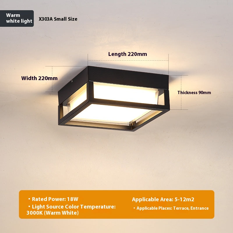 Lampe de plafond extérieure ultra-mince anti-insectes
