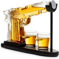 Ensemble de décanteurs Whisky unique avec lunettes en forme de balles