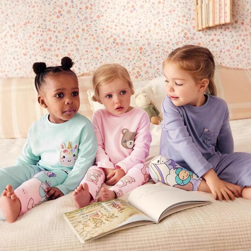 Ensemble de vêtements de salon à manches longues pour filles