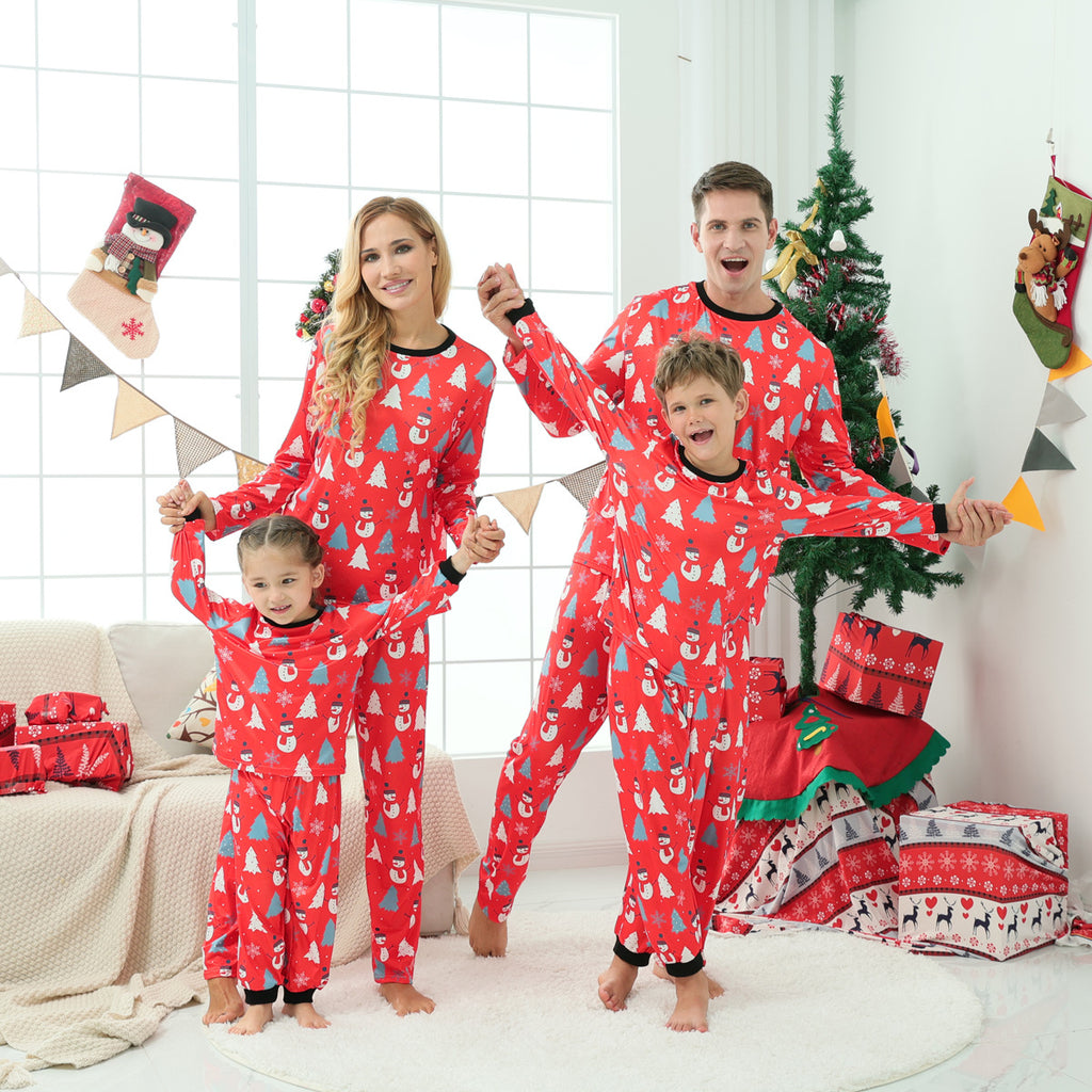 Ensemble de pyjama à manches longues pour le salon de Noël