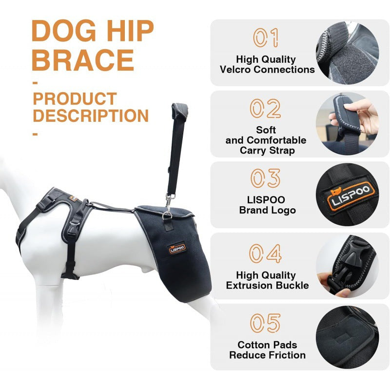 Dog Hip Joint Support Knee Brace Comfortable and Breathable Chest Harness