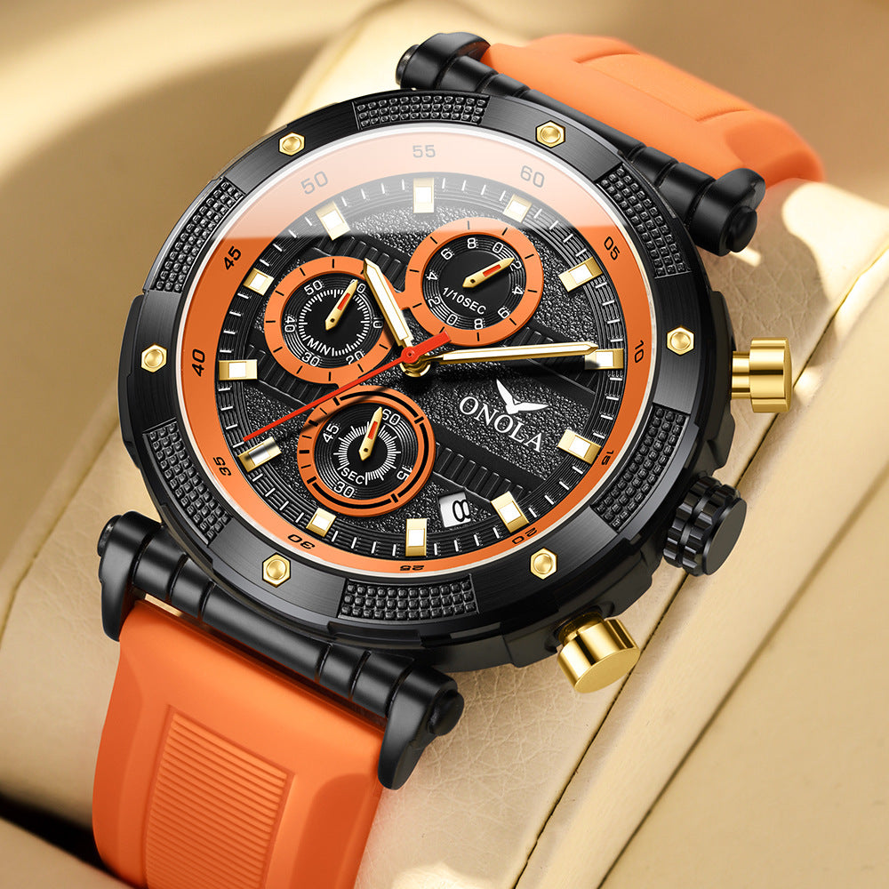 Fashion Multi-fonctionnel Quartz Tape Watch Imperméable