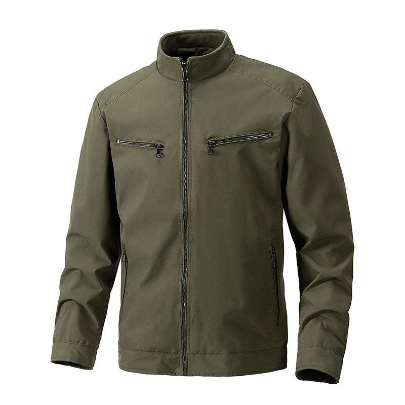 Veste haut de gamme Amazon automne et hiver coton casual veste hommes Zipper Outdoor commuti