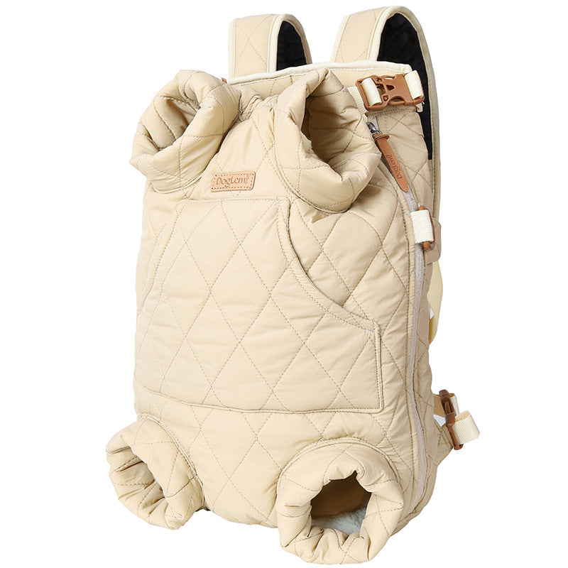Sac à dos extérieur pour chien Sac à matelas épais d'hiver