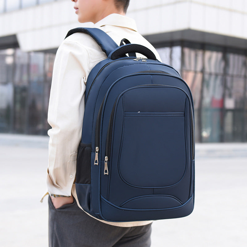 Sac à dos à haute capacité de couleur solide