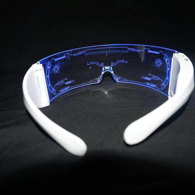 Technologie Verres lumineux pour la nuit d'équitation Voyage anticollision Lumineux