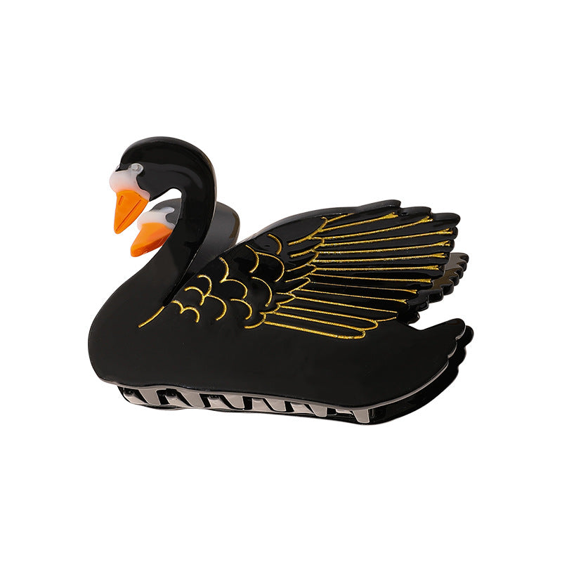 Swan Grip Shark Clip épingle à cheveux moyenne