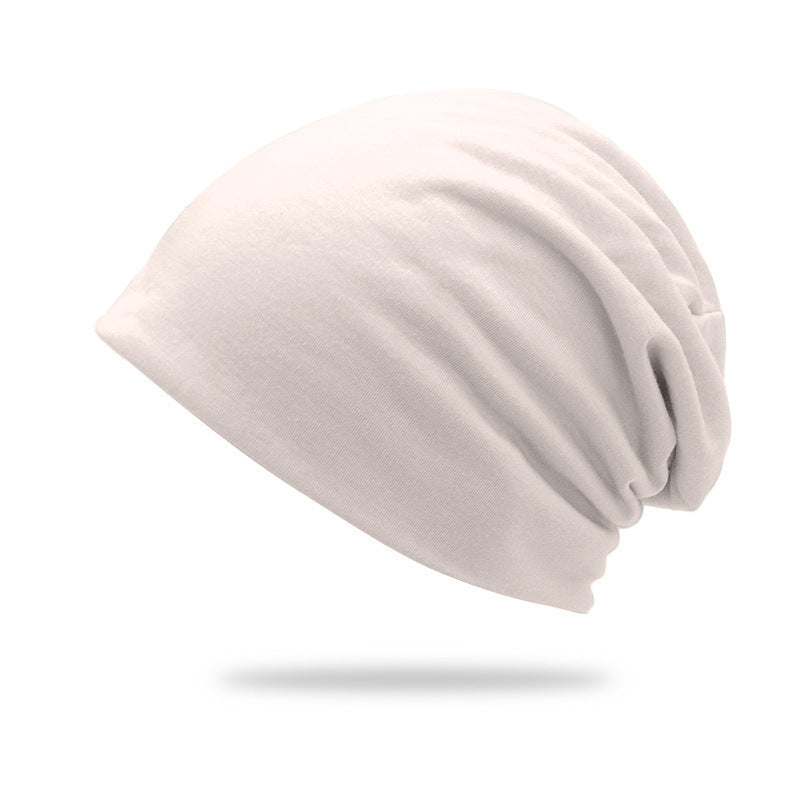 Bonnet de pull double couche de couleur solide style mince