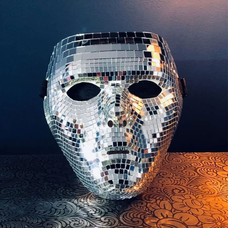 Miroir Verre réfléchissant Tête de soirée Casque
