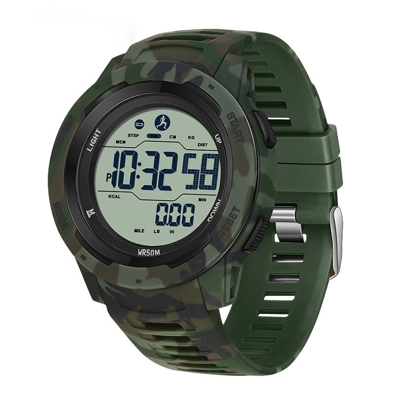Sanda Calories Imperméable Multifonctionnel Shockproof Smart Homme et Femmes Montre