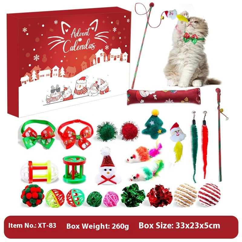 Boîte cadeau pour chien de Noël