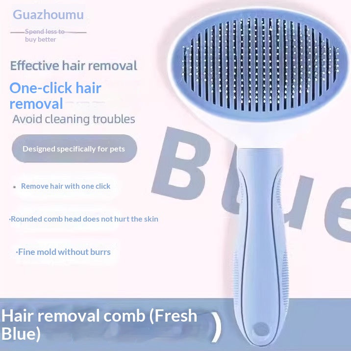 Peigne de chat pour enlever la brosse de grooming de chien en fourrure libre pour Shedding