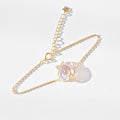 Camellia Advanced Design Niche délicate collier de collier de fleur Bracelet