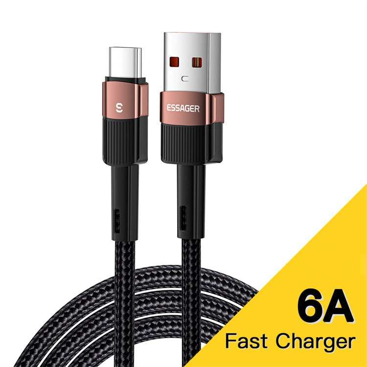 ESSAGER6A Câble de données de téléphone mobile Super Fast Charge 66W