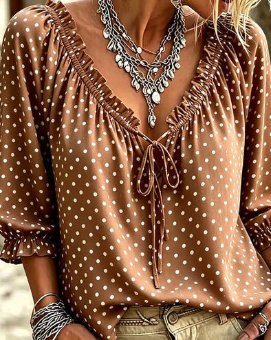 Women's mid-sleeve top