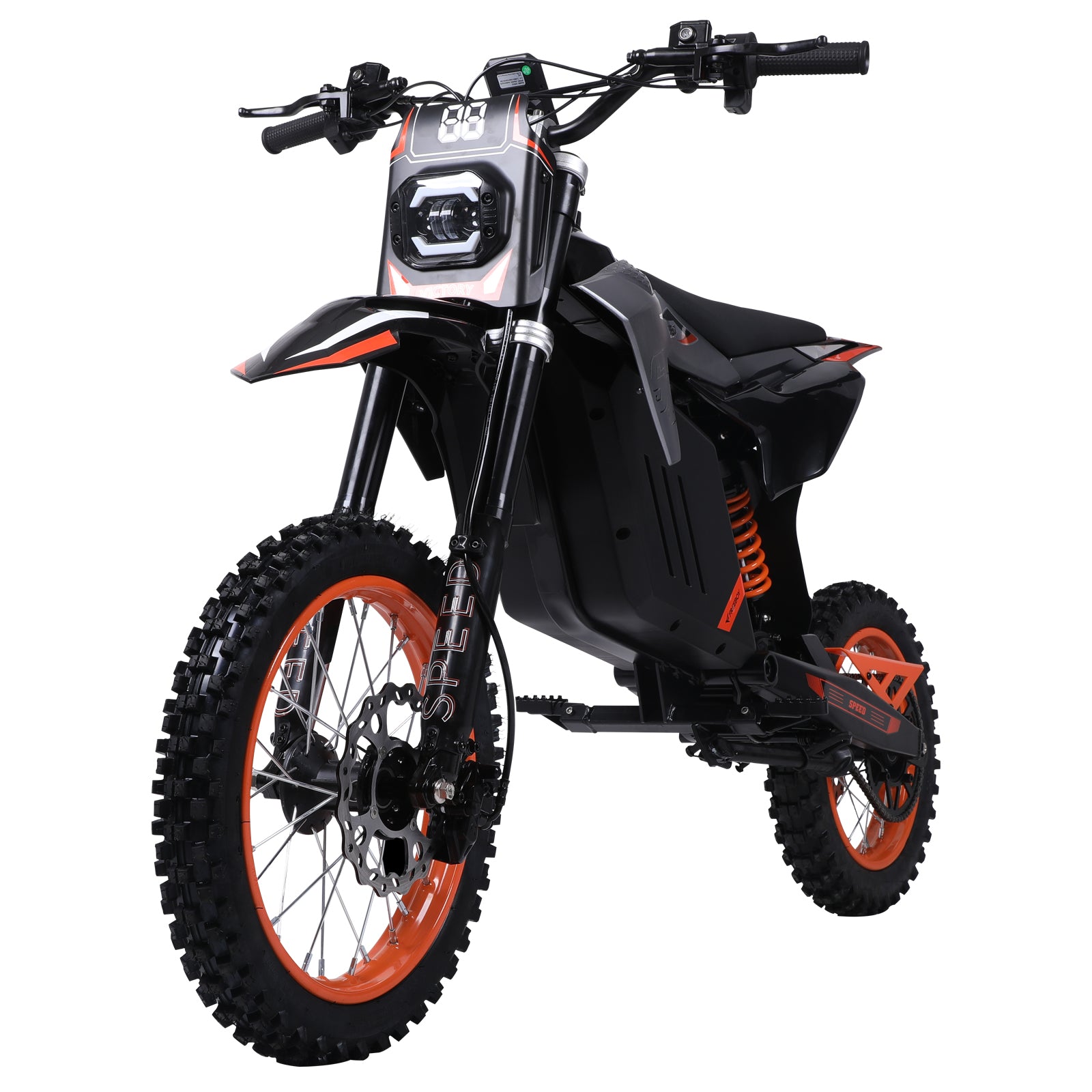 Y88 14 pouces Roue hors route moto électrique avec moteur de puissance 3000W