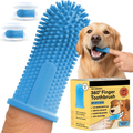 Dog Toothbrush, 360 Dog Tooth Brushing Kit, Finger Toothbrush, Cat Tooth Brush, Teeth Cleaning, Pet Tooth Brush For Small  Large Pets
