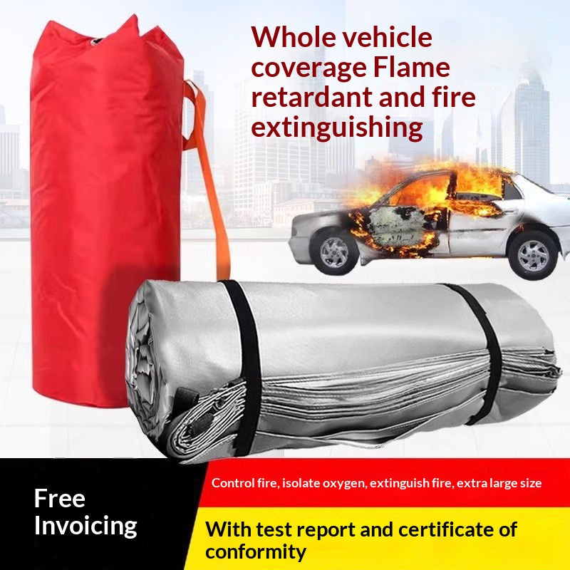 Couverture d'incendie de batterie de voiture