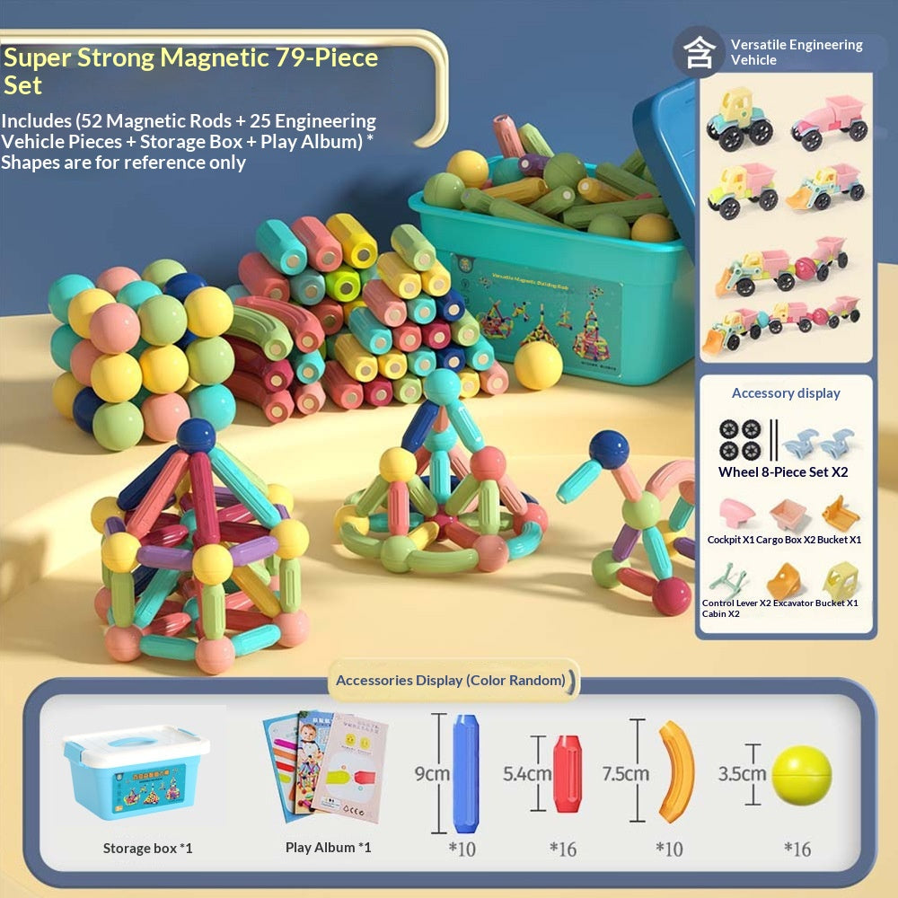 Éducation Jouet parent-enfant Apprentissage précoce Montage magnétique