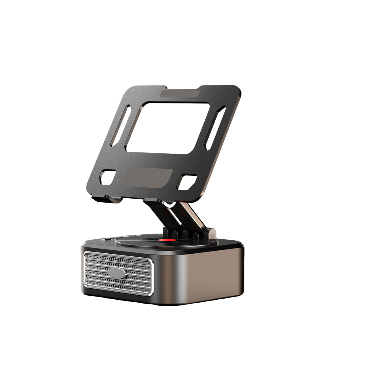 Haut-parleur Bluetooth rotatif pliant Tablette de bureau multifonctionnelle