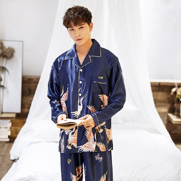 Ensemble de pyjama à manches longues Casual Cardigan Unisex