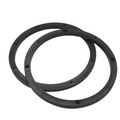 2pcs Épaisseur 9MM 6.5Speaker Spacers Universal Car Audio Speaker Soild Pad Subwoofer Mid