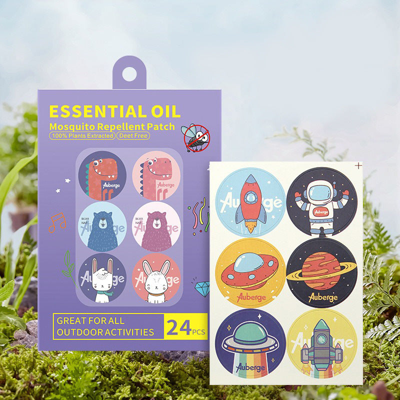 Stickers Non-Tissé Bite Extérieur Enfants Cartoon Bio